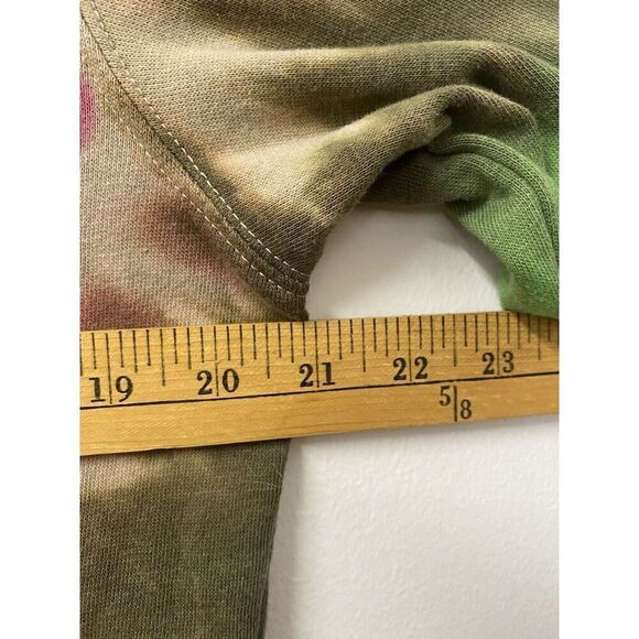 Womens Grateful Dead Graphic Tie Dye Dancing Bear Sweatshirt Small Purple Green - Picture 8 of 9